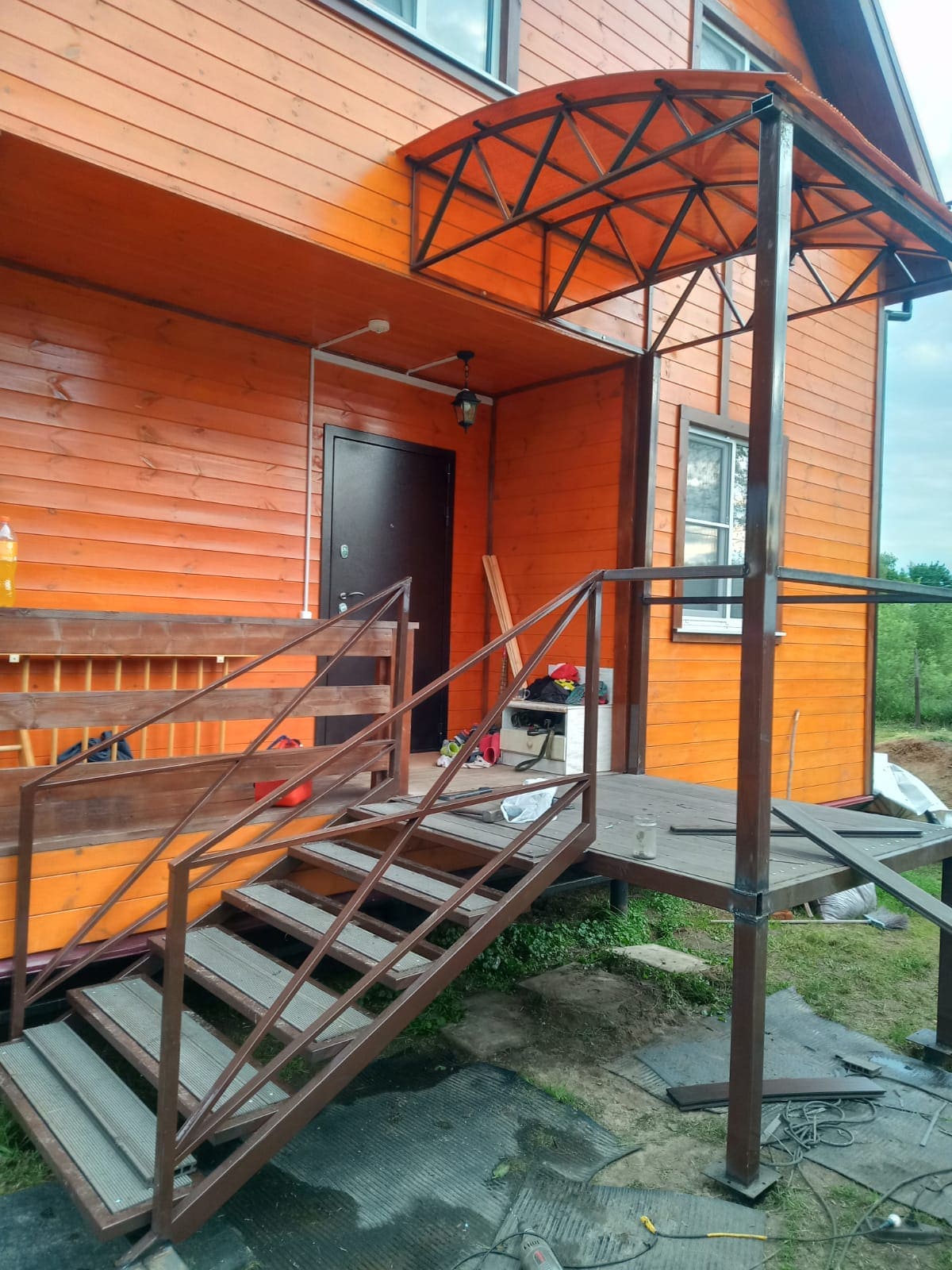 Крыльцо из ДПК